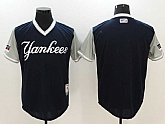 Yankees Blank Navy 2018 Players Weekend Stitched Jersey,baseball caps,new era cap wholesale,wholesale hats